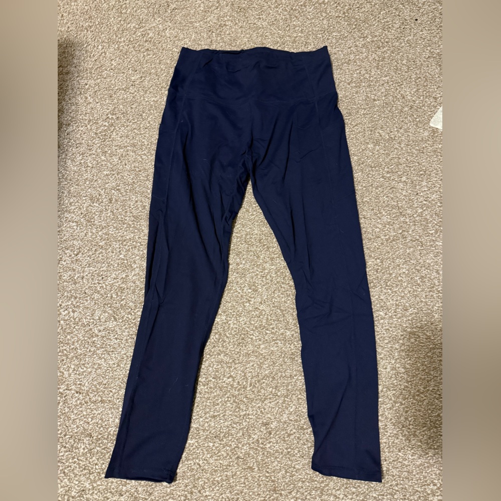Navy High Waisted Leggings